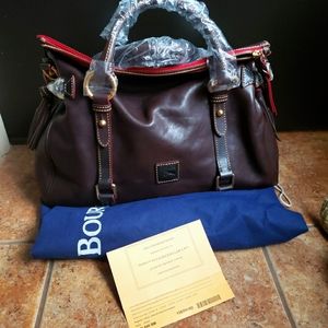 Dooney & Bourke Medium T'Moro Brown Florentine